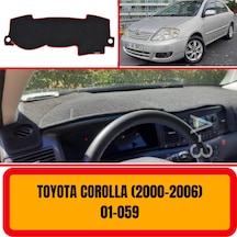 Toyota Uyumlu COROLLA E120 E130 2000-2006 ÖN GÖĞÜS / PANEL /  TORPİDO KORUMASI - KILIFI - HALISI