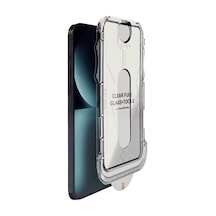 Nettech Apple Uyumlu iPhone 16 Pro Proof Dust Tools Hd Full Cam Koruyucu - Şeffaf