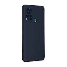 İnfinix Hot 11s Kılıf Nano İçi Kadife Silikon - Lacivert -