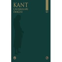 Kant Çalışmaları Dergisi Sayı 4