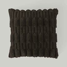 Linens Latrell Kırlent Kılıfı 45x45 Cm Kahve Kahverengi