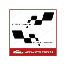 Opel Corsa D Sport Sticker Corsa Sticker Opel Oto Sticker