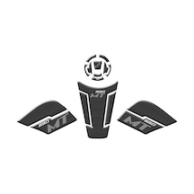 Cf Moto 650 Mt 2022 - 2024 Uyumlu Tank Pad Set 001 Siyah