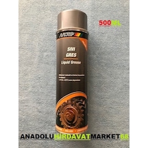 Motip 500 Ml Sivi Gres Yag Sprey Sivi Gres Yagi Yüksek Kalite