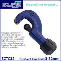 Eclipse Ectc32 Teleskopik Boru ve Kablo Kesci 3-32 MM