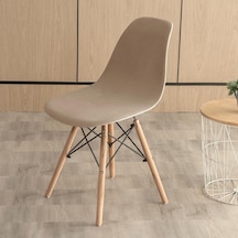 Kahve Kadife Sandalye Spandex Kabuk Düz Renk Arkalığı Koltuk Örtüsü Oturma Odası Ofis Bar Ziyafet Dekorasyon Toz Kapağı