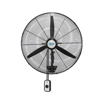Hims Hef-da650 190w 65 Cm Siyah 3 Kanat Anahtarlı Sanayi Tipi Duvar Vantilatörü