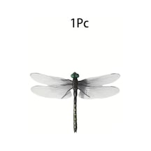 Lumaworld 1 Adet Siyah Yusufçuk Bahçe Dekoru, Su Geçirmez İç Ve Dış Mekan Duvar Süsü