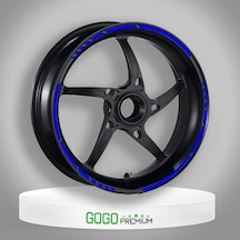 Reflektör Mavi Kesik 1 Set Jant Şeridi