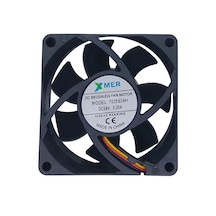 Buharaelektronik 70x70x25mm 24v 0.20a 3 Kablolu Xmer Fan