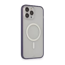 Newface Apple İphone 14 Pro Max Kılıf Grand Magneticsafe Kapak - Mor