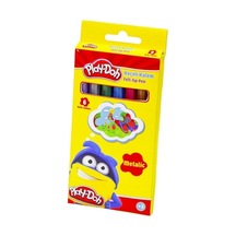 Play-Doh 6 Renk Metalik Keçeli Kalem Play-Ke016