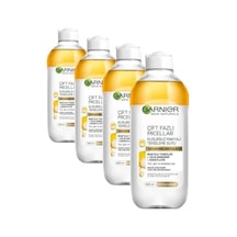 Skin Naturals Çift Fazlı Micellar Kusursuz Makyaj Temizleme Suyu 400 Ml 4 Paketi