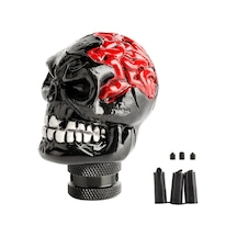 Gajeena Yüksek Kaliteli Manuel Vites Kolu - Kırmızı Başlı, Kolay Kurulum, 3 Adaptörlü 8mm,10mm,12mm , Otomatik Ve Manuel Araçlar İçin Uygun