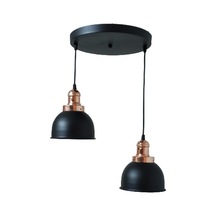 Rys Retro Metal 2 Li Dekoratif Rustik Sarkıt Avize Çap:30 Cm Beyaz