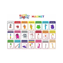 Number Blocks Matematik Eğitici Birim Magnet 0-20