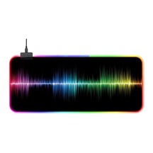 Cbtx GMS-X5 Kaymaz Kauçuk RGB Mouse Pad 300 x 800 x 4 MM Sound Wave