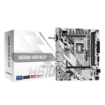 Asrock H610m-hdv/m.2+ Intel H610 Soket 1700 Ddr5 5600mhz Oc M.2 Anakart