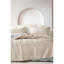 Yataş Bedding Curly Çift Kişilik Yatak Örtüsü Seti - Bej