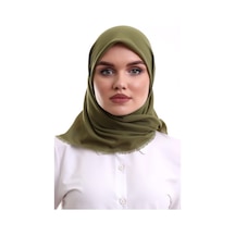 Pamuklu Pano Düz Desensiz Örtü Yeşil