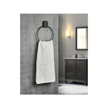 Paslanmaz Çelik Yapışkanlı Yuvarlak Havluluk Delmeden Montaj Banyo, Mutfak, Lavabo Kullanımı