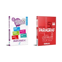Pruva Akademi 2025 5. Sınıf Matematik + Paragraf Sorular Konuşuyor Seti 2 Kitap Güncel Müfredat