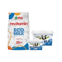 Revitamin Eco Milk Büyük Ve Küçükbaş Hayvan Vitamin Mineral Premiks 25 KG Kraft Paket