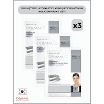 Sıkılaştırıcı Aydınlatıcı Yumuşatıcı Platinum Kollajen Maske 23 Gr 3 Adet