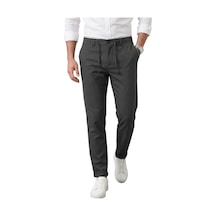 Deep Sea Deepsea Füme İtalyan Kesim Slim Fit Likralı Duble Paça Erkek Spor Pantolon 2602050
