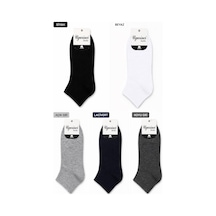 Uğur İnci Cotton Dikişsiz Erkek Çorap Pamuklu, Terletmez, Günlük Konfor Soket Çorap 6 Lı Paket Açık Gri