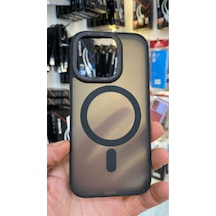 Apple Uyumlu iPhone16 Pro Kamera Korumalı Mat Magsafe Wireless Şarj Destekli Renkli 45676