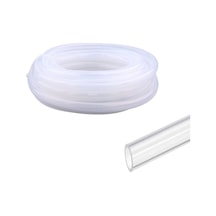 Borox Silikon Hortum 12x16mm - Şeffaf 10 metre - Silicon Hose Platin