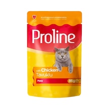 Proline Tavuklu Pate Yetişkin Kedi Maması 85 Gr Pouch