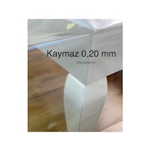İnce Şeffaf Naylon Muşamba Pvc 0,20 Mm Kalın Masa Örtüsü Koruyucu Silinebilir Sıvı Geçirmez