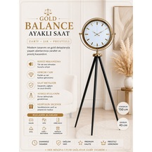 Gold Balance Tripod Ayaklı Saat