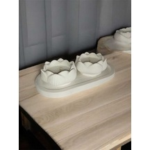 Bernami Mumluk Şamdanpinterest İkili Lotus Sunumluk Mum Diğer