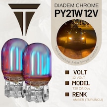 Dıadem 12 Volt T20 Çift Duy Chrome Desıgn Turuncu Amber Işık