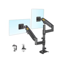 North Bayou NB H180 Amortisörlü Çift Kol Monitör Standı