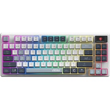 Msı Forge Gk600 Tkl Wıreless Sky Rgb Mekanik Linear Kablosuz Türkçe Gaming Klavye