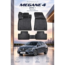 Renault Megane 4 2016+ Aracınıza Özel Üretim Havuzlu Paspas Takımı A+ -mod-