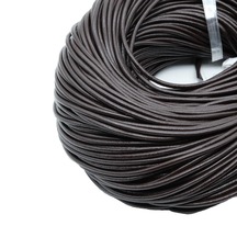 Deri Company Hakiki Deri İp Kahve 3 Mm 5 Metre Kahverengi