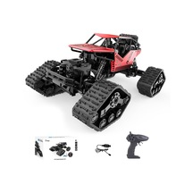 Yt6608 2.4ghz Rc Tırmanma Arabası 2 Arada 1 Off-road Araç 4wd Uzaktan Kumanda Tracked Tank Araç Yüksek Hızlı Araba-kırmızı 001