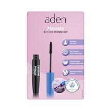 Aden Extreme Waterproof Mascara - Suya Dayanıklı Hacim Etkili Maskara 0