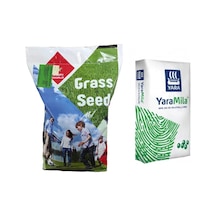 Ayrex 4'lü Star Karışım İthal Çim Tohumu - 10 Kg + Çim Gübresi - 10 Kg 0,250