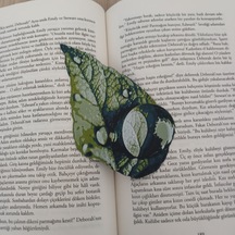 Kitap Ayracı - Yaprak Şekilli