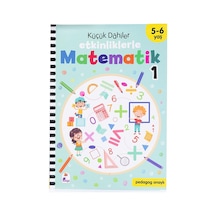 Küçük Dahiler Etkinliklerle Matematik 1. Kitap 5-6 Yaş Sku: Zeusstkbda9e749ed