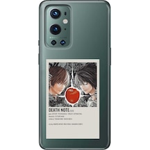 Oneplus 9 Pro Uyumlu Death Note Poster Tasarımlı Baskılı Silikon Kılıf Renkli