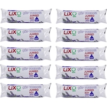 Lixo J-650 Jumbo Boy Çöp Torbası 80 x 110 CM 10'lu Rulo 10 Paket 100 Adet