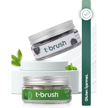 Tbrush Diş Beyazlatıcı Doğal Diş Macunu Tableti Florürsüz + Ağız Gargara Tableti Alkol Içermez 75 Tablet