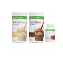1 Adet Vanilya-1 Adet Çikolata Aromalı Shake+100gr Çay
